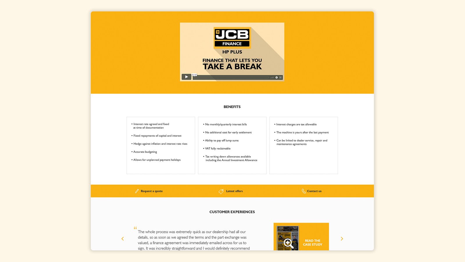 JCB-finance-website-products