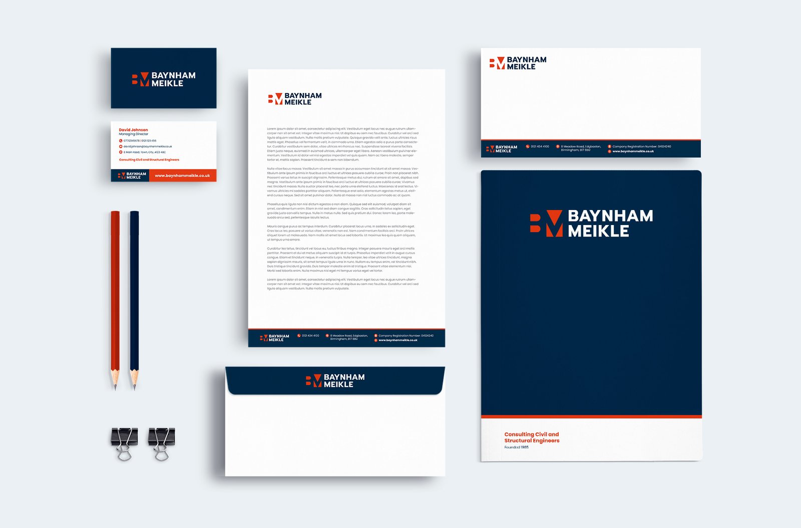 Baynham meikle branded stationary